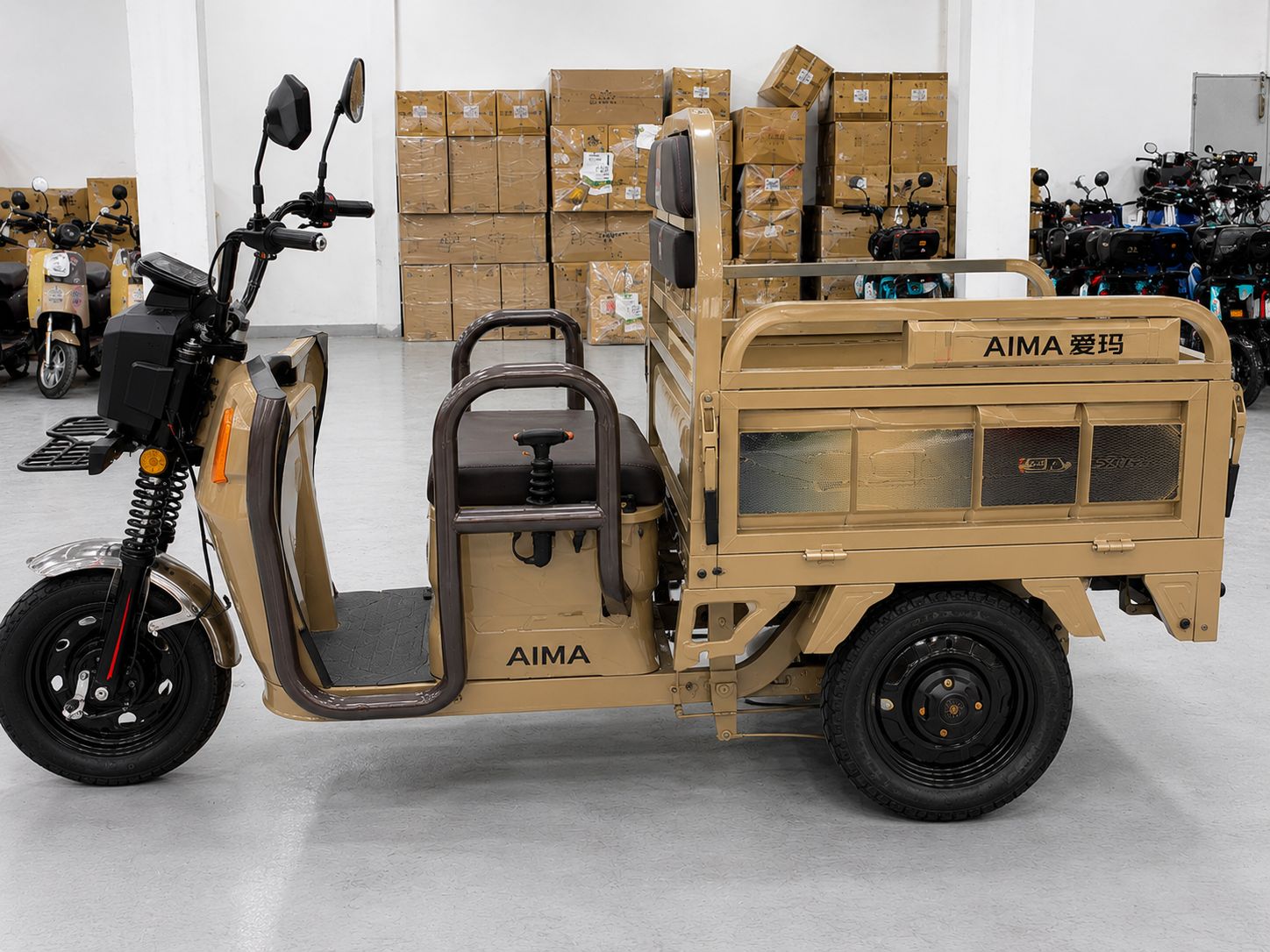 Triciclo Elétrico de Carga AIMA 2026