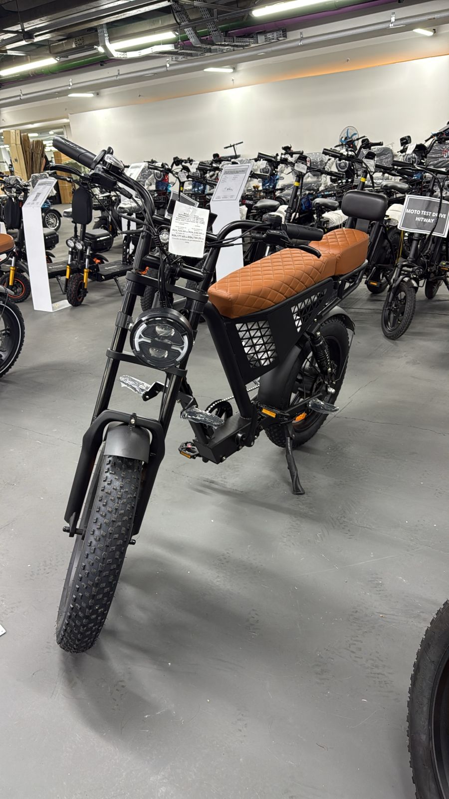 Bike Elétrica Retrô Premium Café Racer Fat Bike