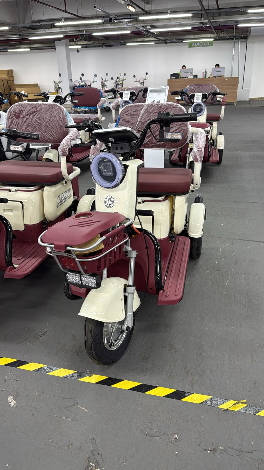 Scooter Elétrica Cargo 3 Lugares Premium