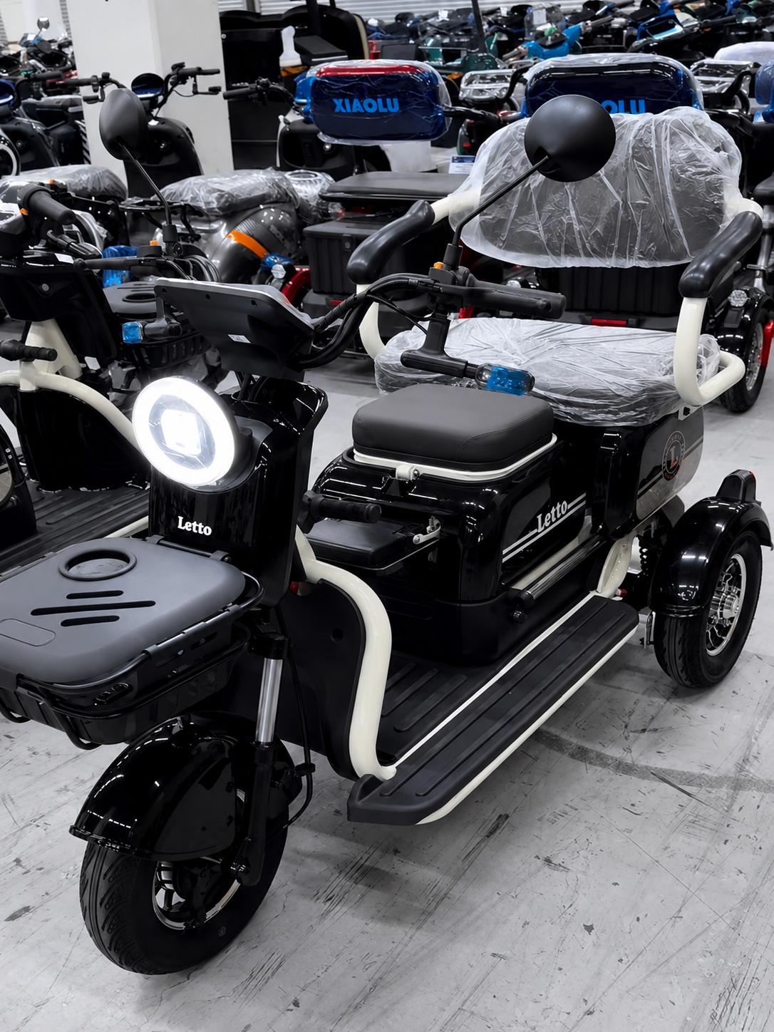 Triciclo Elétrico Letto Premium 2026